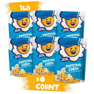 image:imageKernel Seasons Popping Corn Popcorn Resealable Pouch 1 Pound Pack of 6