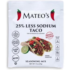 image:imageMateos Taco Seasoning Packets Assorted Flavors and SizesReduced Sodium